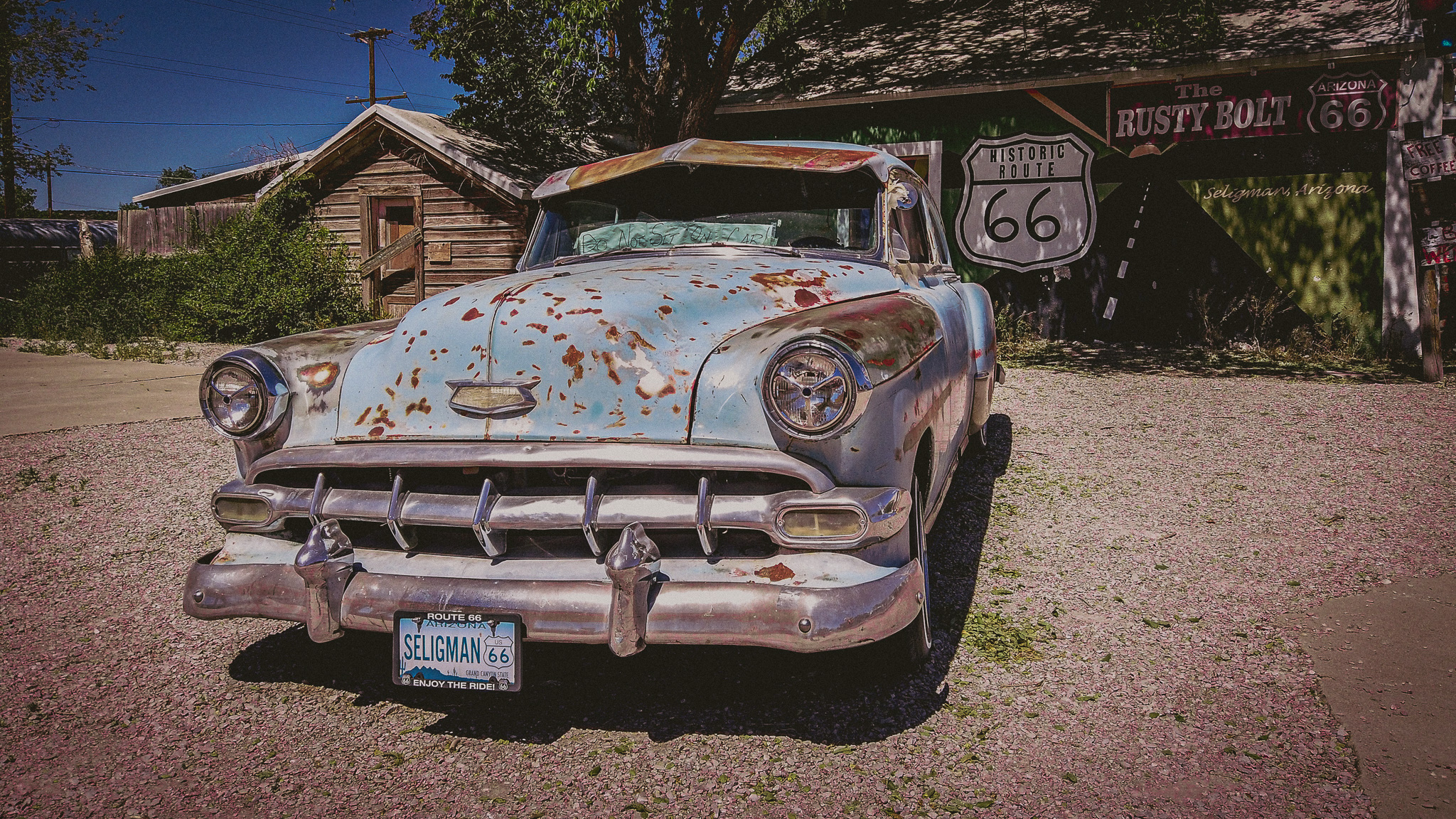It is easy to see the beauty in the new, shining bright, catching the eye. But where does the beauty come from, once what we create is touched by time? The rust spots, the matte and faded paint. Somehow, despite what has been diminished, a new beauty emerges.